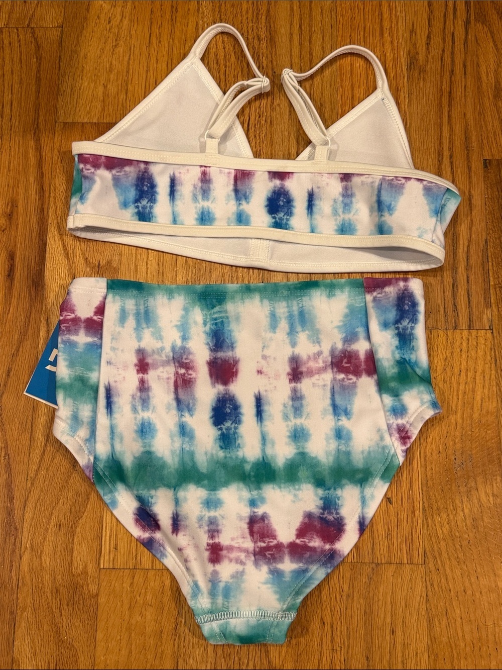 DSG Tie-Dye Top and Bottom Girls Swim Set - Picture 6 of 6